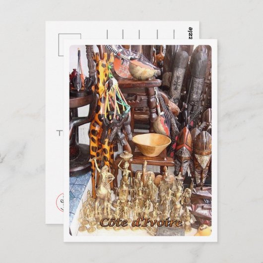 アイボリーコースト – お土産のお店 – ポストカード (正面/裏面)