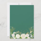 アイボリーゴールデンフローラ看護学校卒業 招待状 (裏面)