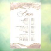 アイボリーゴールドアゲートサービスメニュー ウィンドウサイン (シート3)