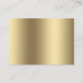 アイボリーシルク、金ゴールドレース&パール&マーブル エンクロージャーカード (裏面)