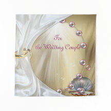 アイボリーシルク、金ゴールドレース&パール&マーブル