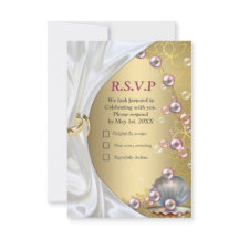 アイボリーシルク、金ゴールドレース&パール&マーブル