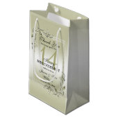 アイボリージェム&グリッター14結婚周年記念  スモールペーパーバッグ (正面アングル)