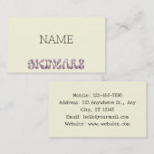 アイボリースキンケア美しい 名刺 (正面/裏面)