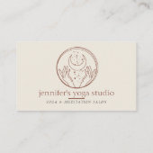 アイボリースターズエナジーヒーリングハンズムーンスピリチュアル 名刺 (裏面)