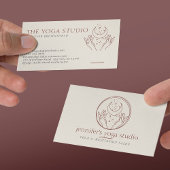 アイボリースターズエナジーヒーリングハンズムーンスピリチュアル 名刺