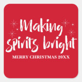 アイボリースターリーメイキングスピリッツ明るい休日 スクエアシール (正面)