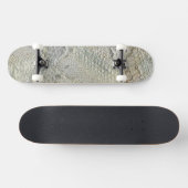 アイボリースネークスキンスケートボードアウトドアデッキとホエー スケートボード (横)