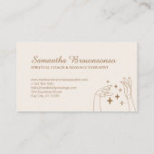 アイボリースピリチュアルスターズハンズセラピー体マッサージ 名刺 (裏面)