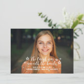 アイボリータッセルワースHasle写真卒業 案内状 (スタンド正面)