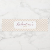 アイボリーダイヤモンドのタフティング水瓶ラベル ペットボトルラベル (シングルラベル)