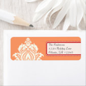 アイボリーダマスクオンコーラルウィズレッド ラベル (インサイチュ)