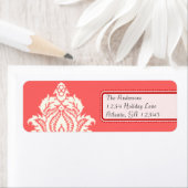 アイボリーダマスクオンピンクと赤 ラベル (インサイチュ)