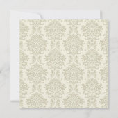 アイボリーダマスクプリンセススウィート16パーティー 招待状 (裏面)