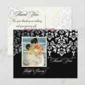 アイボリーダマスクレースありがとうフォトポストカード ポストカード (正面/裏面)