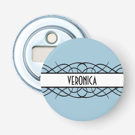 アイボリーデコフローリッシュボタン型栓抜き 栓抜き (正面)