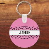 アイボリーデコフローリッシュ キーホルダー (正面)