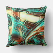 アイボリーデジタル、燃えたトーンとミントフィルム クッション (裏面)