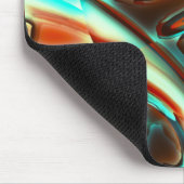 アイボリーデジタル、燃えたトーンとミントフィルム マウスパッド (コーナー)