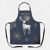 アイボリートナカイのクリスマス | ブルー エプロン (正面)