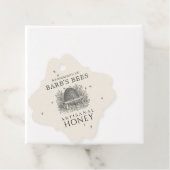 アイボリーハニーラベルファンシー(四角ヴィンテージ串ハチ) フェイバータグ (インサイチュ)