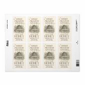 アイボリーハニーラベル付きSkip養蜂ローカル生 ラベル (フルシート)