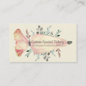 アイボリーバニラベーカリーフラワーズケーキペストリー 名刺 (正面)