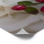 アイボリーバラのキャンバス ポスター (角)