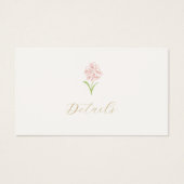 アイボリーバラギフト結婚登録のエンクロージャカード (正面)