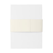 アイボリーバラピンクフローラボホ結婚ズモノグラム 招待状ベリーバンド (裏面例)