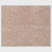 アイボリーバラ金ゴールド抽象芸術グリッターブライダル16日 ラッピングペーパー (フラット)