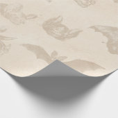 アイボリーバンピレこうもり ラッピングペーパー (角)