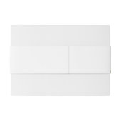 アイボリーパステルロベバーズロマンチック結婚ブルーバード 招待状ベリーバンド (裏面例)