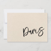 アイボリーパリパスポート サンキューカード (裏面)