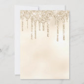 アイボリーパーム自然フローラパンパスセージグリーン結婚ズ 招待状 (裏面)