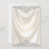 アイボリーパールサテンキンセアニェラ 招待状 (裏面)