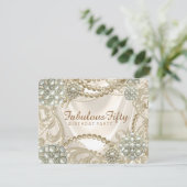 アイボリーパールバースデーパーティー 招待状 (スタンド正面)