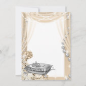 アイボリーパールプリンセスキンセアニラ 招待状 (裏面)