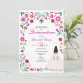 アイボリーピンクオトミイブリードキンセニェラ招待状 招待状 (スタンド正面)