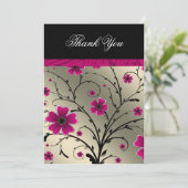 アイボリーピンクフローラ感謝していユー サンキューカード (スタンド正面)