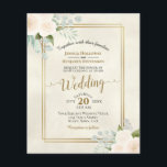 アイボリーピーチバラシックバジェット結婚式招待状<br><div class="desc">予算手頃結婚式招待状フレンドリーは、予算に関するクラス、スタイル、美しいに最適な選択肢である。このエレガントデザインは色彩の鮮やかアイボリーと桃の色合いのハンドウォーター色のバラを備え、大粒のクリーム色の背景にユ葉ーカリのと緑の塊を持つ。タイポグラフィはファンシー台本の書道を特徴とし、美しい黄金の箔がフェイク縁どある。あなたの特別な日にあなたの喜びにあなたの友人や家族を招待状する素晴らしい方法は、銀行を壊すことなく共有。</div>