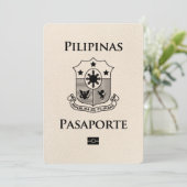 アイボリーフィリピンPassportの保存日 セーブザデート (スタンド正面)