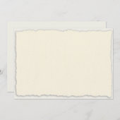 アイボリーフェイクホワイトデックル日付テンプレートの保存 セーブザデート (正面/裏面)