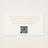 アイボリーフローラギフト結婚登録のエンクロージャカード (裏面)