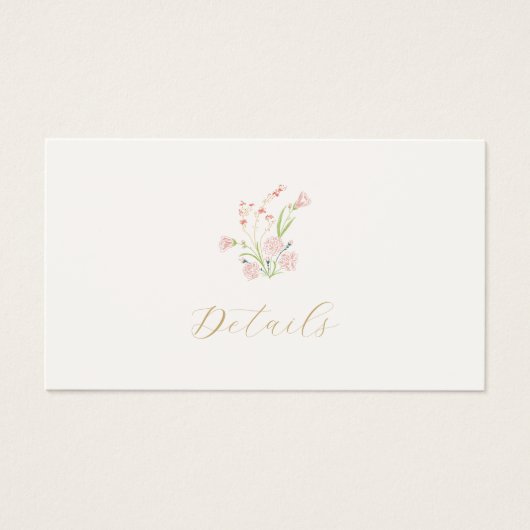 アイボリーフローラギフト結婚登録のエンクロージャカード (正面)