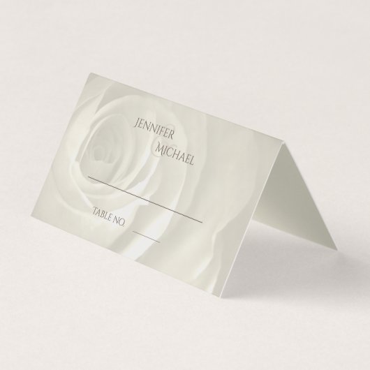 アイボリーフローラシンプルエレガントなウェディングゲストテーブル (正面)