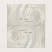 アイボリーフローラシンプルエレガントなウェディングゲストテーブル (外部フラット)