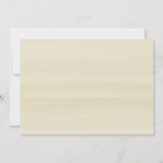 アイボリーフローラバラ結婚グリネリー赤面ピンク 招待状 (裏面)