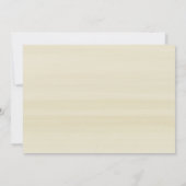 アイボリーフローラバラ結婚ブーケ赤面ピンク 招待状 (裏面)