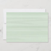 アイボリーフローラバラ結婚リースミント 招待状 (裏面)